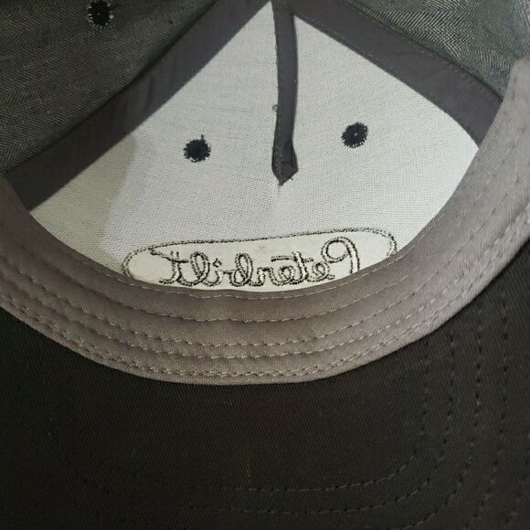 NWOT Peterbilt Trucker Hat Embroidered Snapback Adjustable Gray Brown - Picture 6 of 8